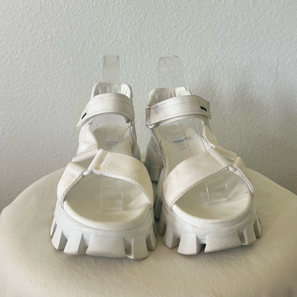 PRADA Authentic Sporty Woven Nylon Tape Sandals - Picture 8 of 16